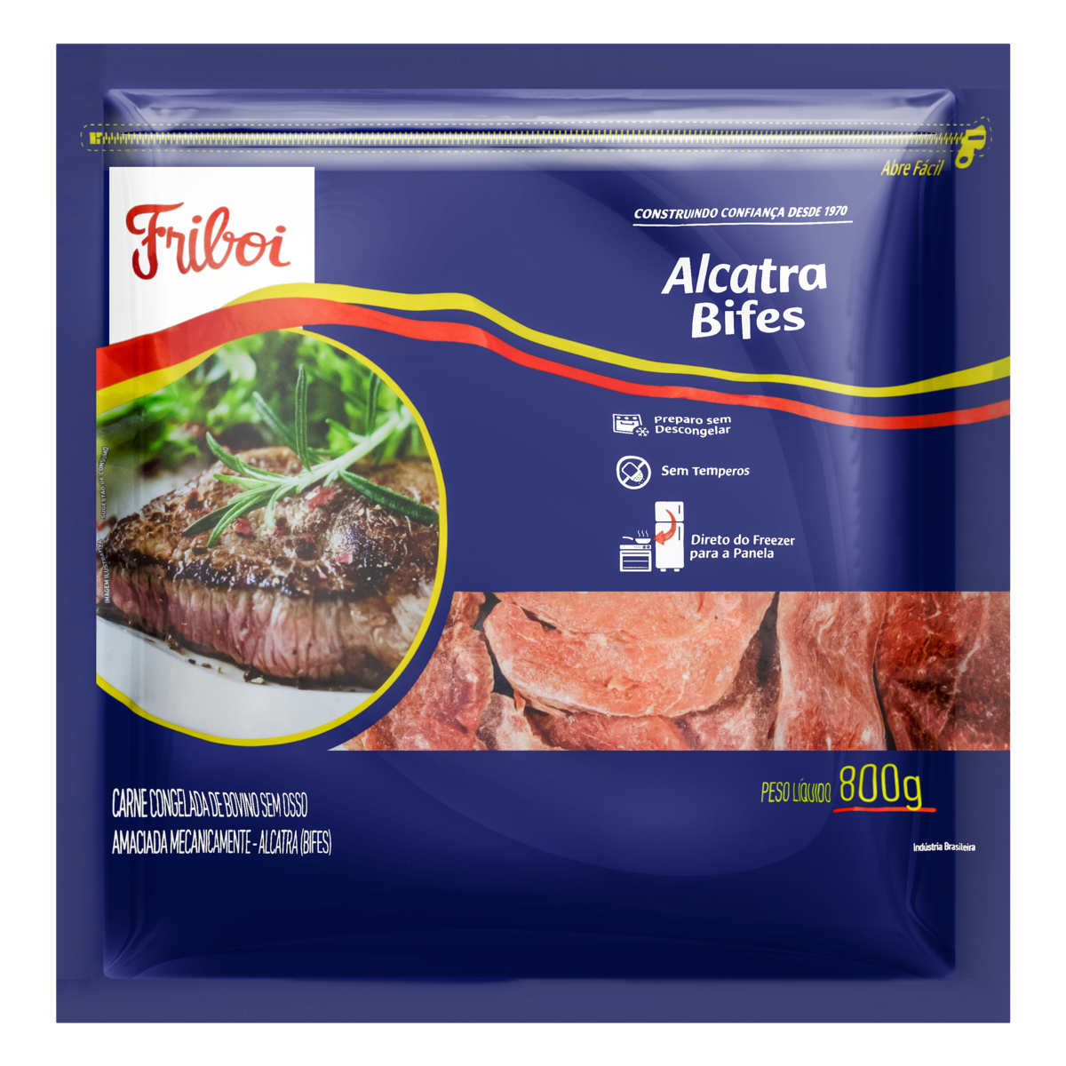 ALCATRA BIFES FRIBOI 800G