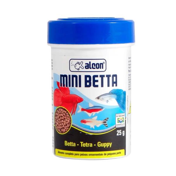Ração P/ Peixe 25g Alcon Mini Betta