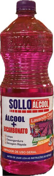 LIMP. SOLLOALCOOL 1L LAVANDA CLEYDE