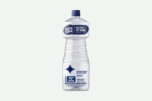 ALCOOL LIQUIDO 1LT PURA CASA 70 un
