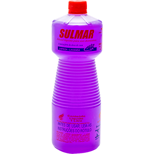 ALCOOL LIQUIDO 46,2% LAVANDA 1L SULMAR