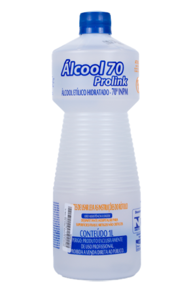 ALCOOL LIQ VALOR 70º INPM 1L