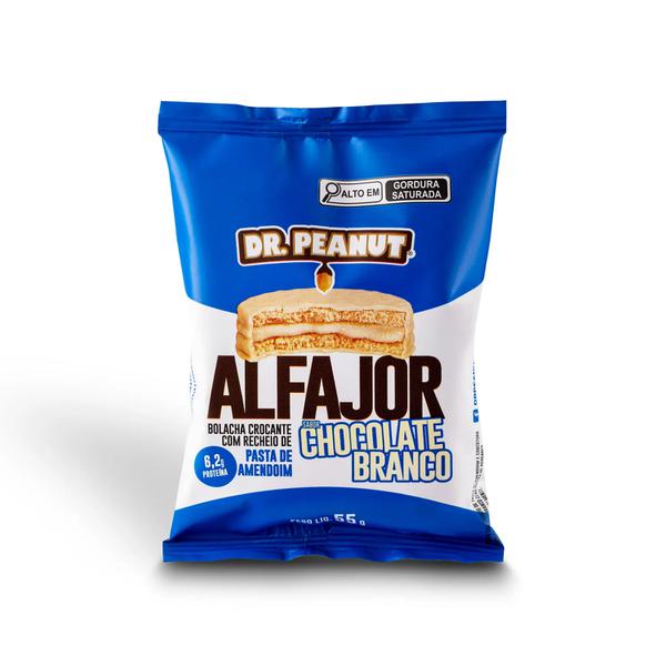 ALFAJOR DR PEANUT 55G CHOC BRANCO