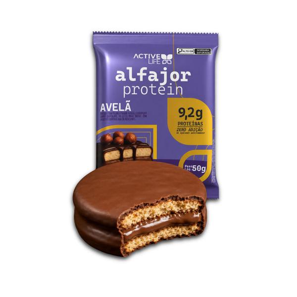 ACTIVE LIFE ALFAJOR PROTEICO AVELA 12X50G