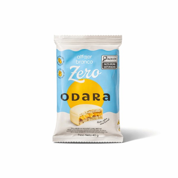 ALFAJOR ODARA PCT 65GR BRANCO ZERO