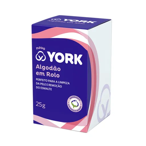 ALGODAO YORK FLUFFY ROLO 25G