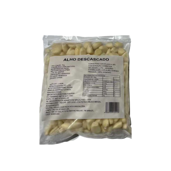 ALHO DESCASCADO GREENIMEX 1KG