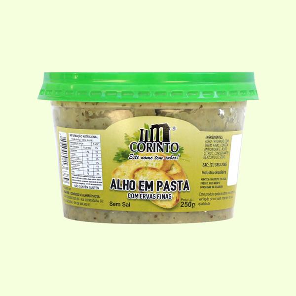 ALHO PASTA CORINTO PT 250g ERVAS FINAS