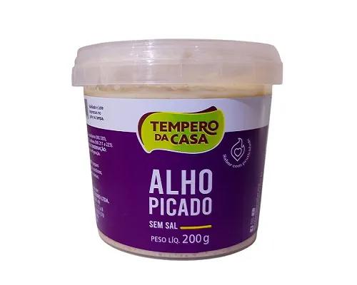 ALHO PICADO TEMPERO DA CASA S/SAL 200G