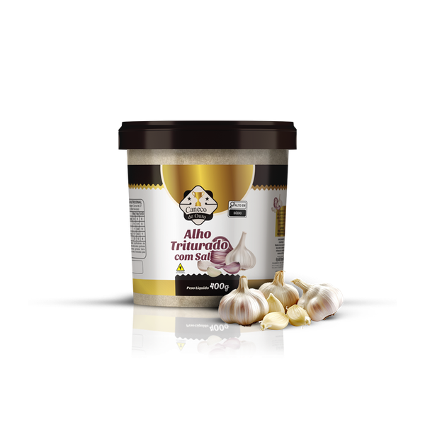 ALHO TRIT CANECO DE OURO C SAL 400G