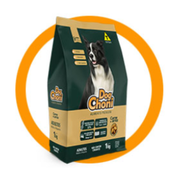 DOG CHONI PREMIUM ADULTO 1KG CARNE