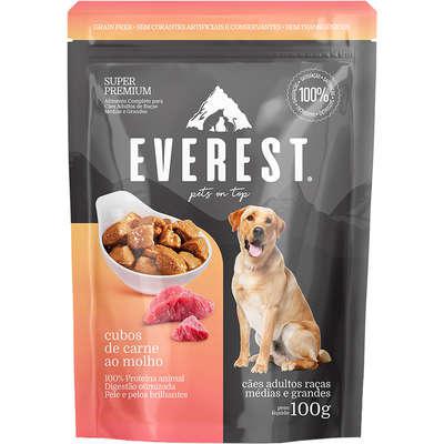 RACAO P/GATOS EVEREST 85G AD.CARNE