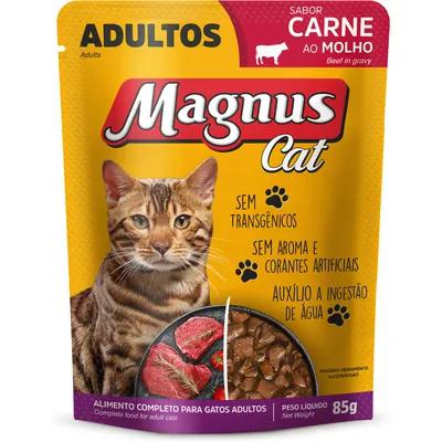SACHE MAGNUS CAT CARN/MOLHO 85G