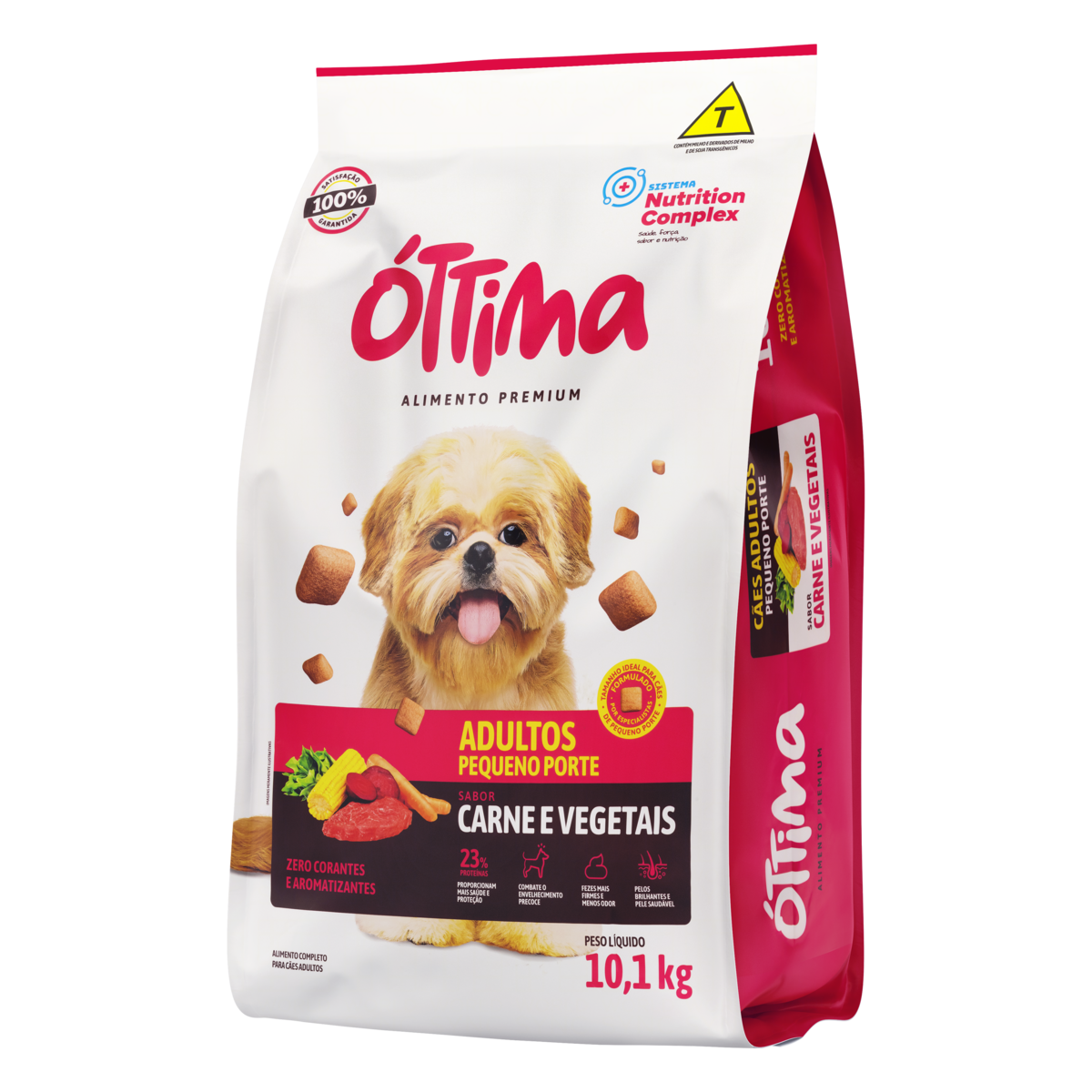 RAÇÃO ÓTTIMA PEQUENO PORTE CARNE E VEGETAIS 10,1KG