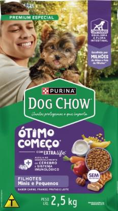 RACAO DOG CHOW FILHOTE FGO/ARROZ 2,5 KG