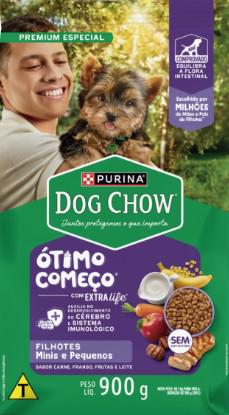 Peti Alimento Dog Chow filhotes 900g Carne Frango