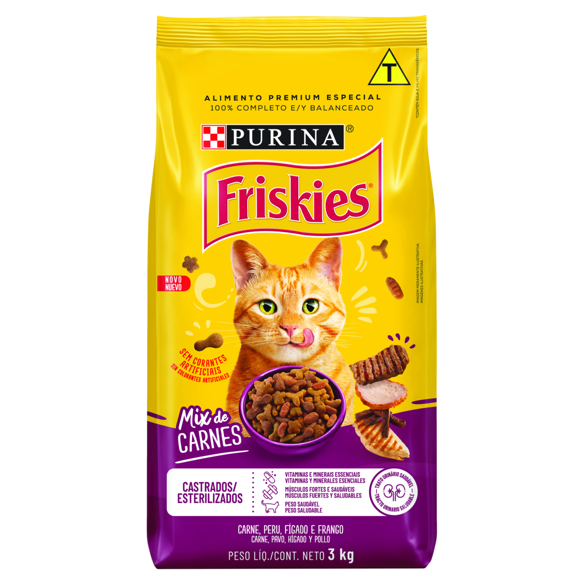 FRISKIES MIX CARNE CASTRADOS 6X3KG