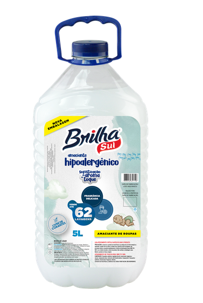 AMACIANTE BRILHA SUL 5 LITROS HIPOALERGENICO