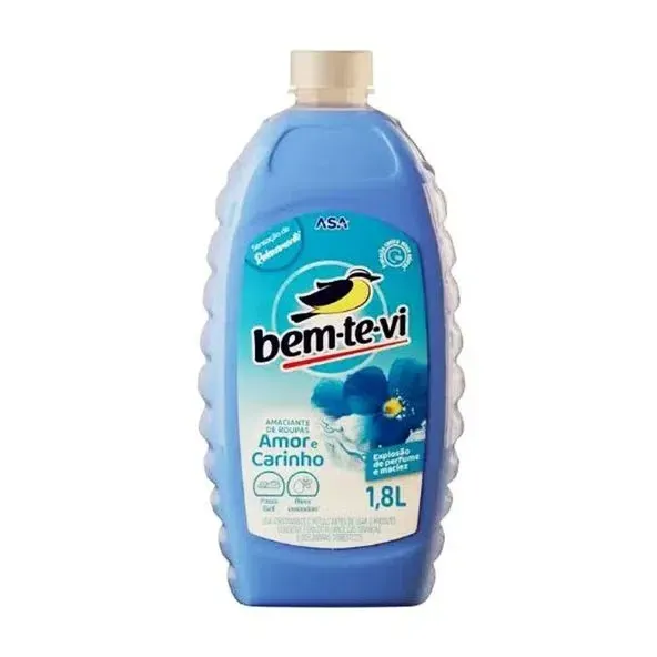 AMACIANTE DE ROUPAS BEM TE VI AMOR E CARINHO 500ML