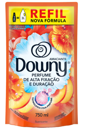 AMACIANTE DOWNY CONC.750ML VERAO TROPICAL REFIL