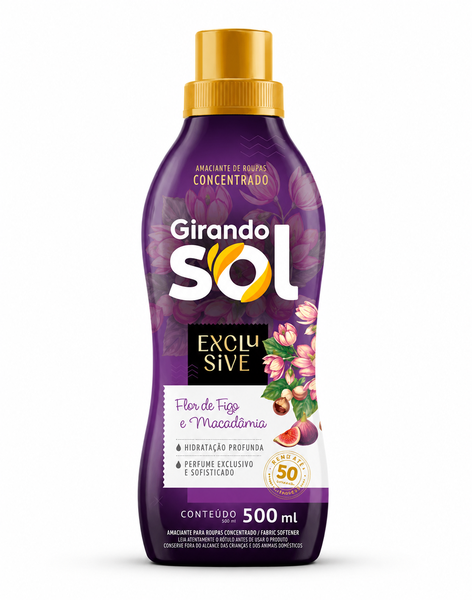 Amaciante De Roupas Conc 500ml Girando Sol