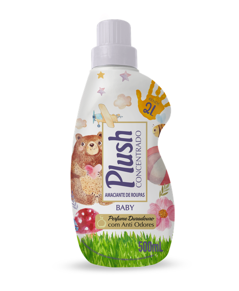 AMACIANTE PLUSH CONCENTRADO 500ML BABY