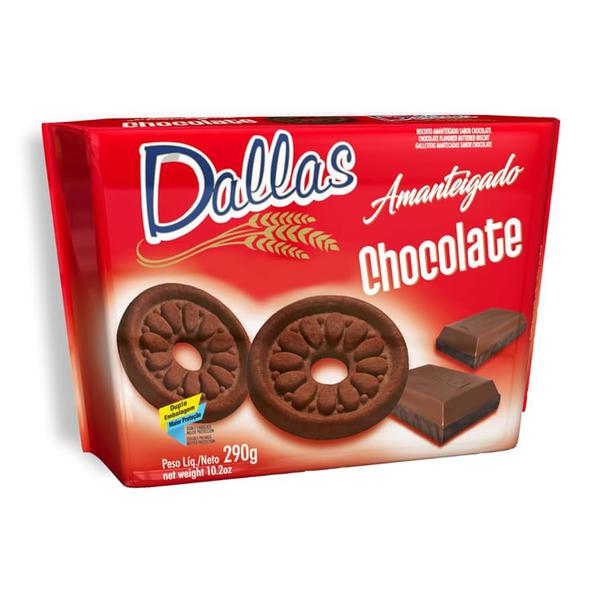 BISC AMANT DALLAS 290G LEITE C GOTAS CHO