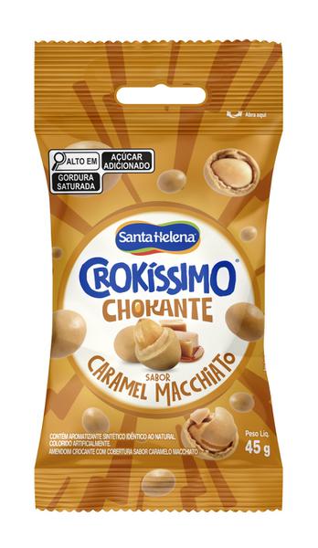 AMENDOIM SANTA HELENA CROKISSIMO CARAMELO 45G