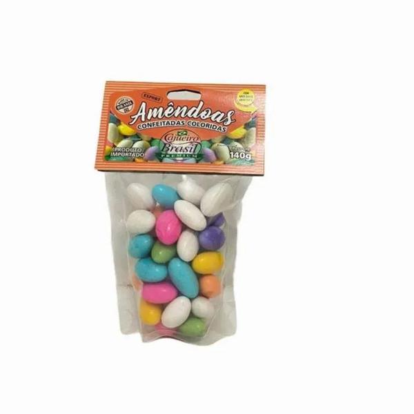 AMENDOA CAJUEIRO CONFEITADA COLORIDA 140G