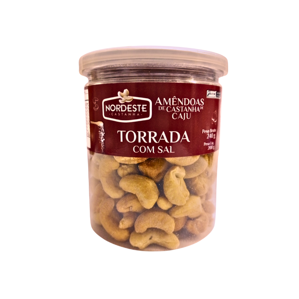 CASTANHA CAJU NORDESTE 200G TORRADA COM SAL
