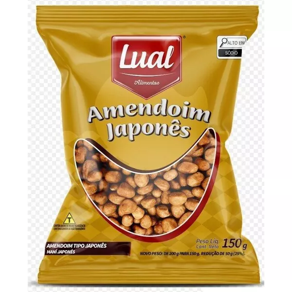 AMENDOIM JAPONES LUAL 200G