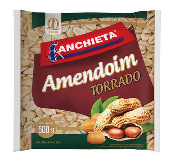 AMENDOIM ANCHIETA TORRADO 500G