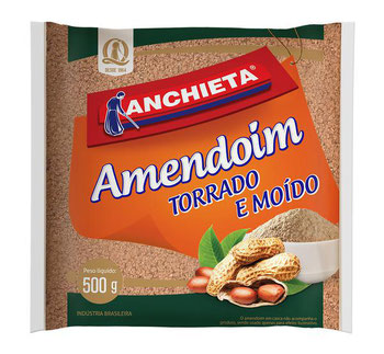 AMENDOIM ANCHIETA TORRADO E MOIDO 500G