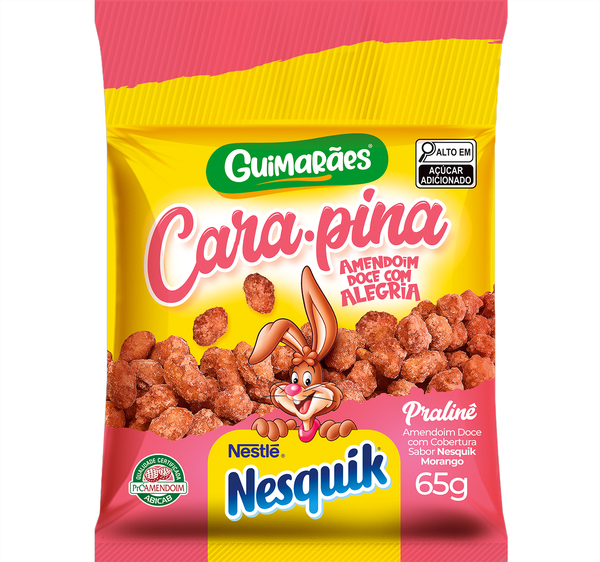 AMENDOIM DOCE GUIMARAES 65G C/NESQUIK
