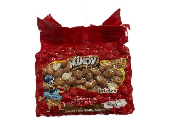 AMENDOIM MINDY CRU INTEIRO 500GR UN/0001