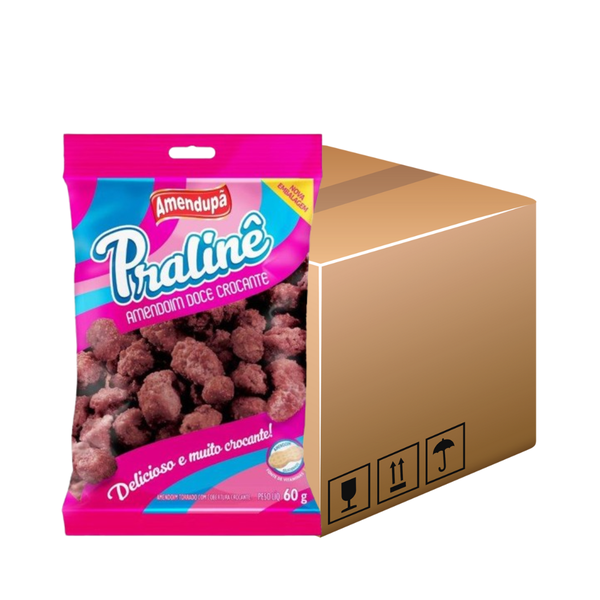 AMENDOIM PRALINE 60G C/30UN AMENDUPA