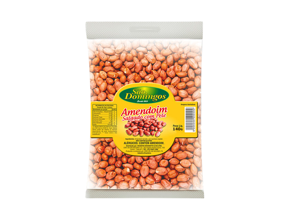AMENDOIM SAO DOMINGOS 140GR SEM PELE