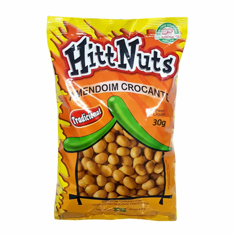 AMENDOIM HITT NUTS 30G - CROCANTE