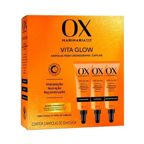 KIT CR TRAT OX AMP 45ML VITA GLOW