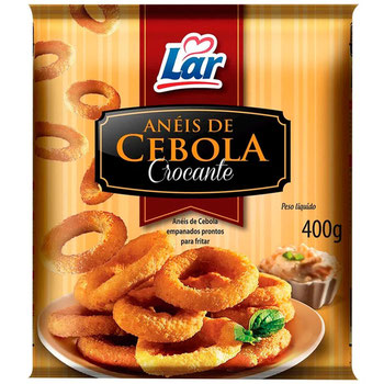 ANEIS DE CEBOLA LAR 400G