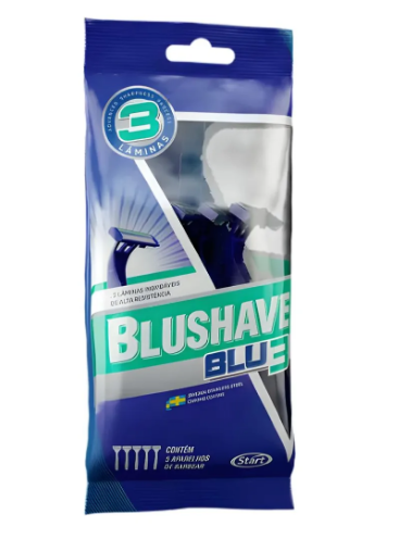 APARELHO DE BARBEAR BLUSHAVE BLU 3 5 UND