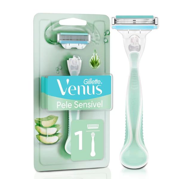 APARELHO GILLETTE VENUS PELE SENSIVEL