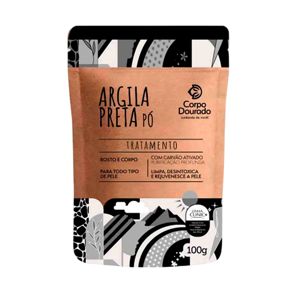 ARGILA CORPO DOUR PRETA 100G PO
