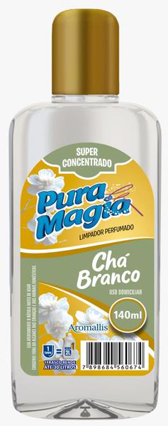 LIMPADOR PERFUMADO PURA MAGIA AROMALLIS CHA BRANCO 140ML