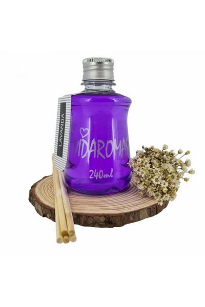 AROMATIZANTE AMBIENTE VARETA VIDAROMAS FRASCO 240ml LAVANDA