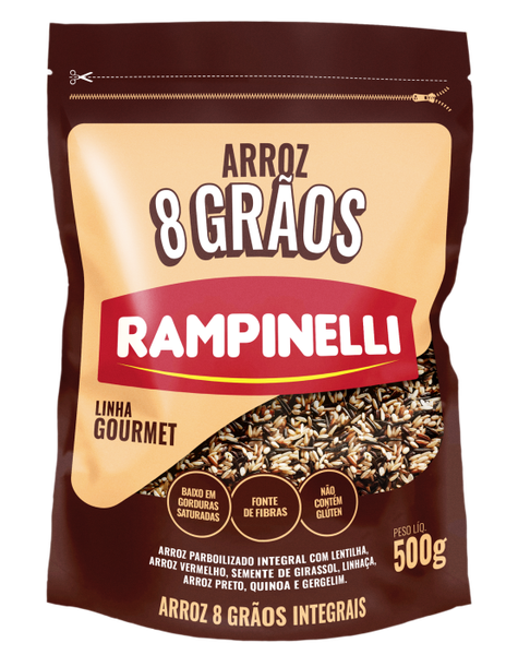 Arroz 8 Graos Rampinellli 500g
