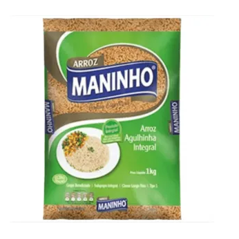 ARROZ AGULHA LONGO INTEGRAL MANINHO 1 KG