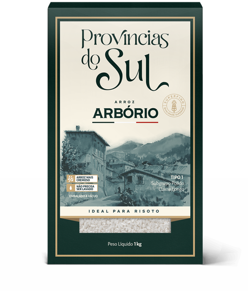ARROZ ARBORIO PROVINCIAS DO SUL 1KG