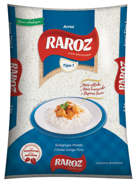 ARROZ BRANCO RAROZ TP2 2kg