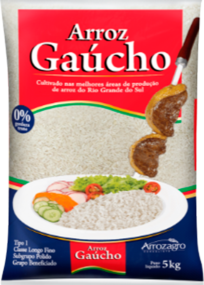 ARROZ GAUCHO BRANCO 5KG